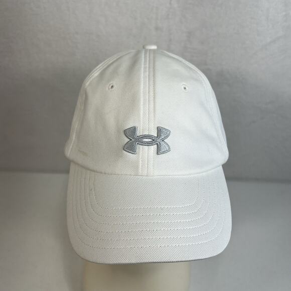 Under Armour UA Blitzing Hat Slideback Gray Embroidered Center Logo Lightweight - Picture 3 of 14